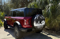 Never Stop Exploring Spare Tire Cover - Goats Trail