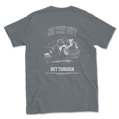 No Way Out But Through Offroad Tee Graphite Heather / Small Unisex T-shirt