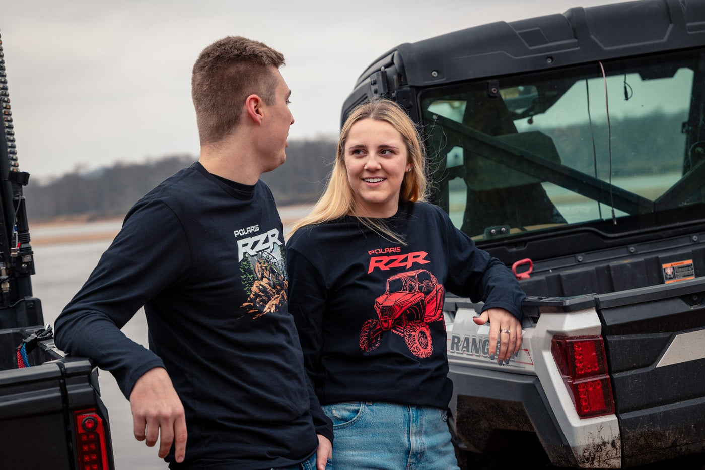 Official Polaris RZR Longsleeve Tee for Adventure Seekers - Goats Trail Off - Road Apparel Company