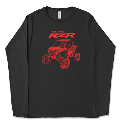 Official Polaris RZR Longsleeve Tee for Adventure Seekers - Goats Trail Off - Road Apparel Company