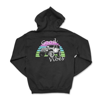 Offroad Good Vibes 4x4 Hoodies - Goats Trail Off-Road Apparel Company