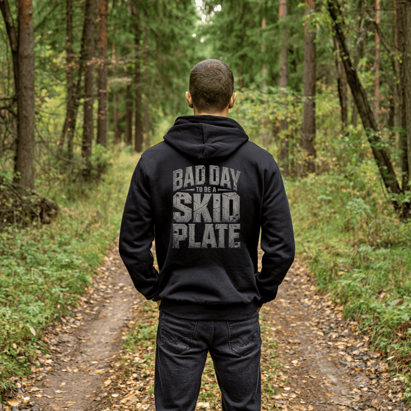 Offroad Hoodie-Bad Day to be a Skid Plate Hoodie - Goats Trail