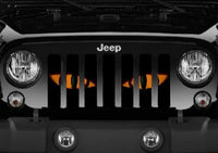 Orange Jeep Chaos Eyes Grille Insert - Goats Trail
