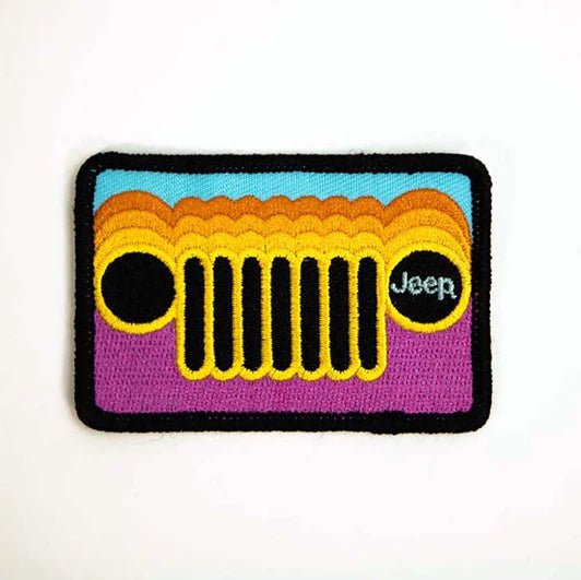 Patch - Jeep 7 Slot 80's - Goats Trail Off - Road Apparel Company