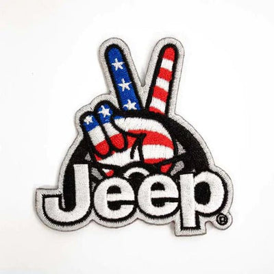 Patch - Patriotic Jeep Wave - Goats Trail Off - Road Apparel Company