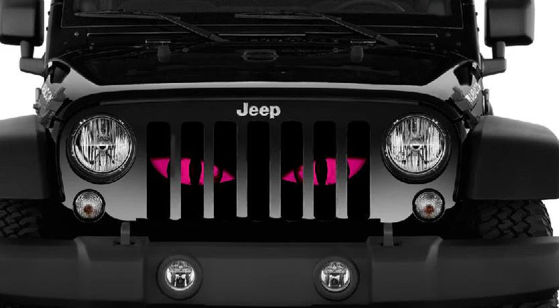 Pink Chaos Eyes Grille Insert - Goats Trail