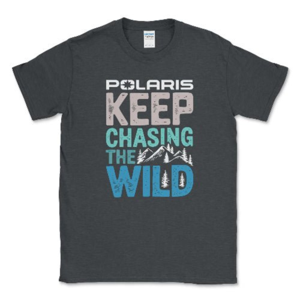 Polaris Adventure Apparel – Keep Chasing The Wild Tee Dark Heather / Small Unisex T-shirt