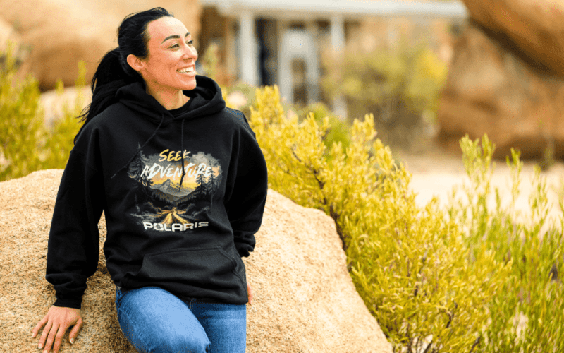 Polaris Adventure Apparel:The Ultimate Off - Road Hoodie - Goats Trail