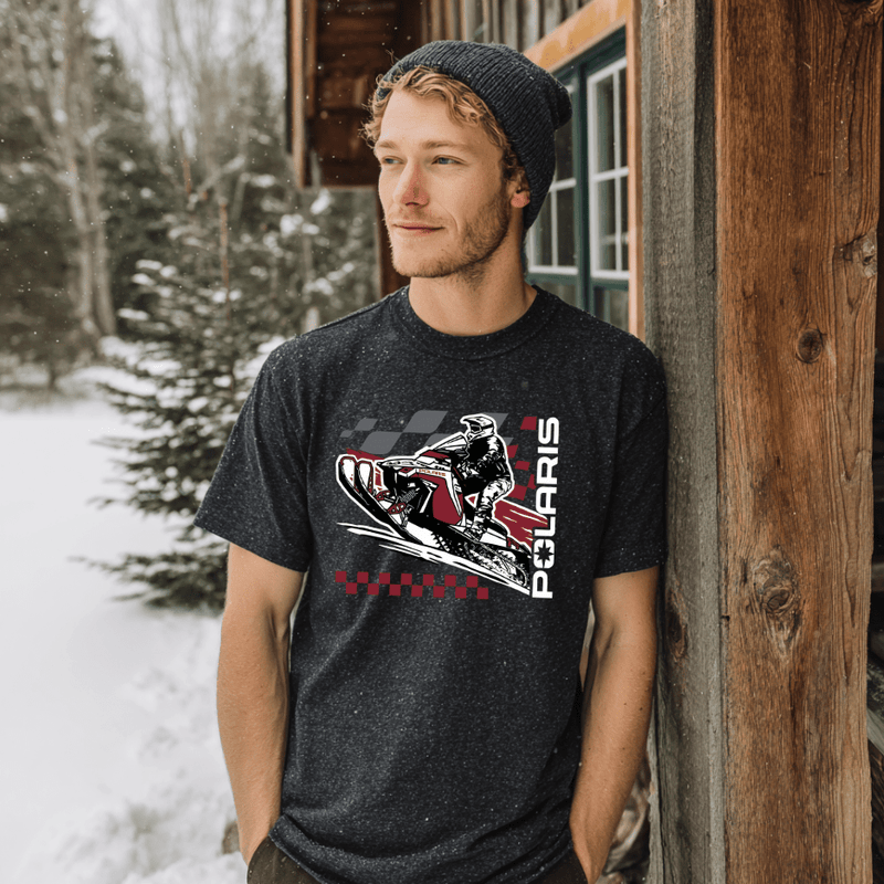 Polaris Adventure Driven Snowmobile T-shirt - Goats Trail