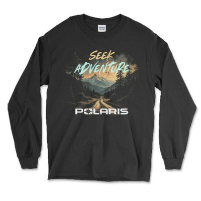 Polaris Adventure Long Sleeve Tee – Off-Road Gear Black / Small Long-Sleeve T-shirt