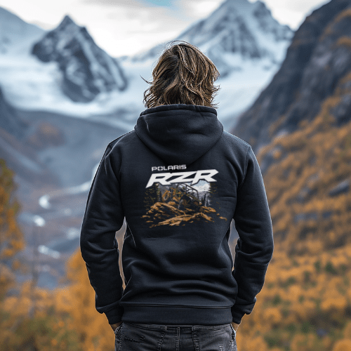 Polaris Adventure - RZR Wilderness Zip - Up Hoodie - Goats Trail Off - Road Apparel Company