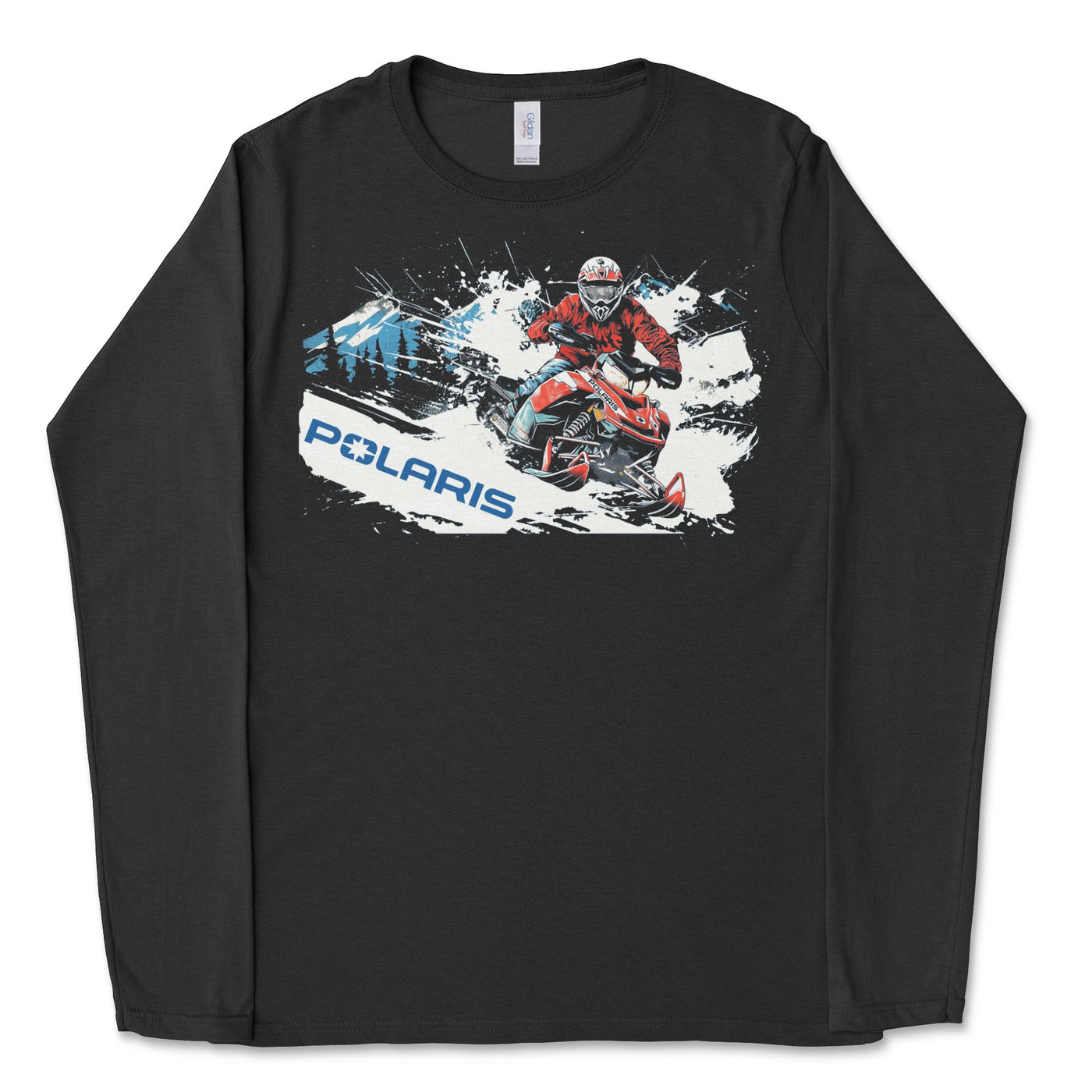 Polaris Adventure Snowmobile Long - Sleeve Tee - Goats Trail Off - Road Apparel Company