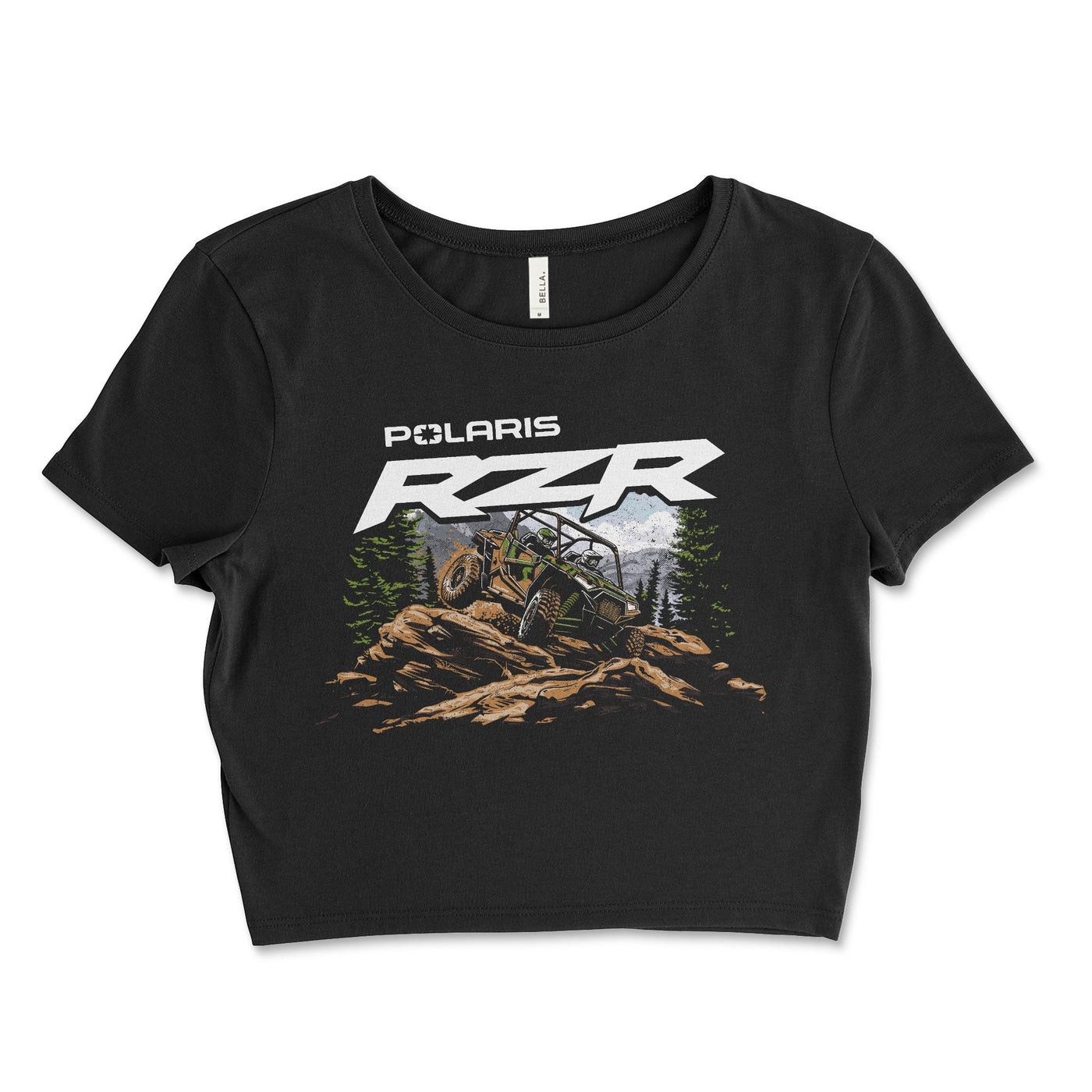 Polaris Adventure - Women's RZR Crop Top - Goats Trail Off - Road Apparel Company