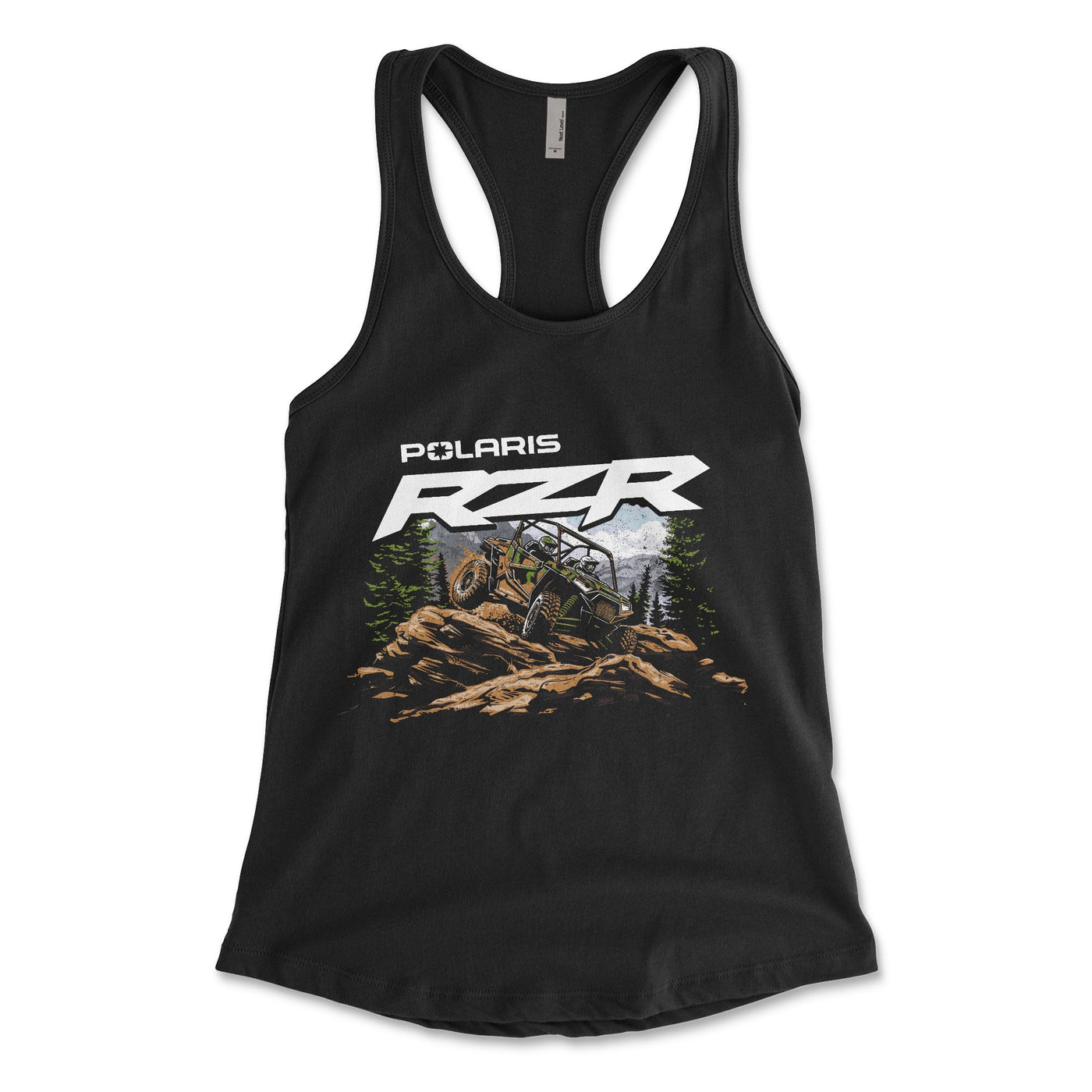 Polaris Adventure - Women's RZR Racerback Tank Top - Goats Trail Off - Road Apparel Company