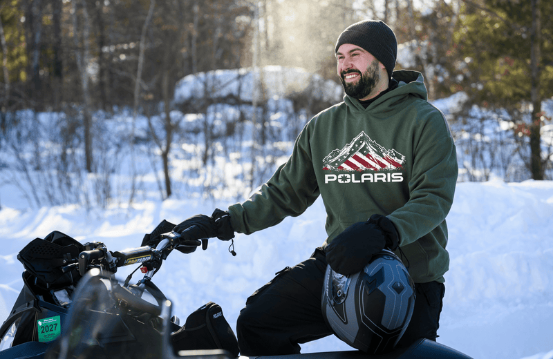 Polaris American Flag Hoodie - Goats Trail