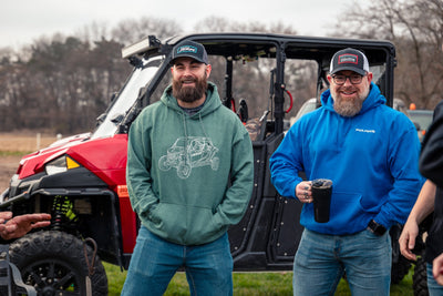 Polaris American Flag Red, White and Blue Hoodie - Goats Trail Off - Road Apparel Company