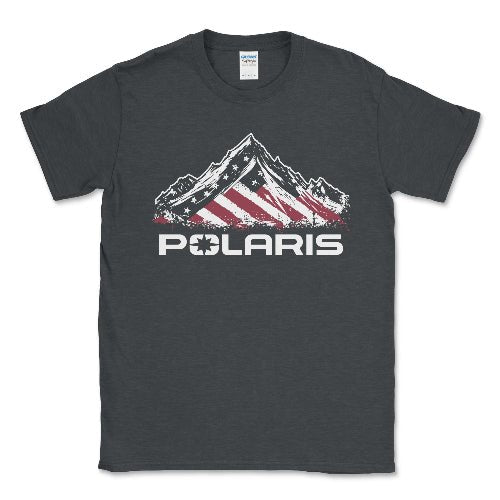 Polaris American Flag Tee Shirt - Goats Trail