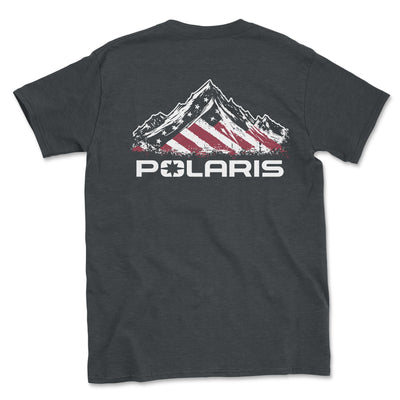 Polaris American Flag Tee Shirt - Goats Trail Off - Road Apparel Company