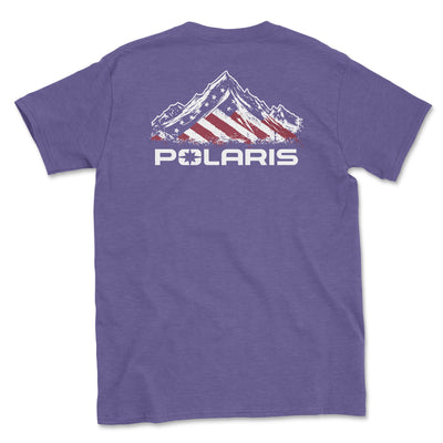 Polaris American Flag Tee Shirt - Goats Trail Off - Road Apparel Company