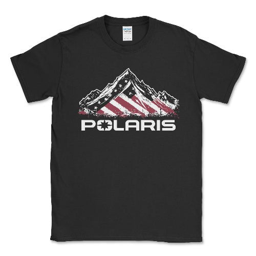 Polaris American Flag Tee Shirt - Goats Trail