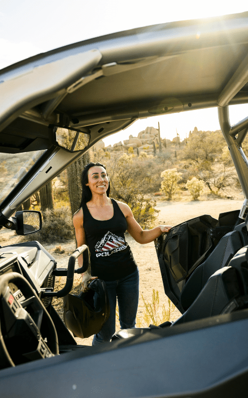 Polaris American Flag Women&