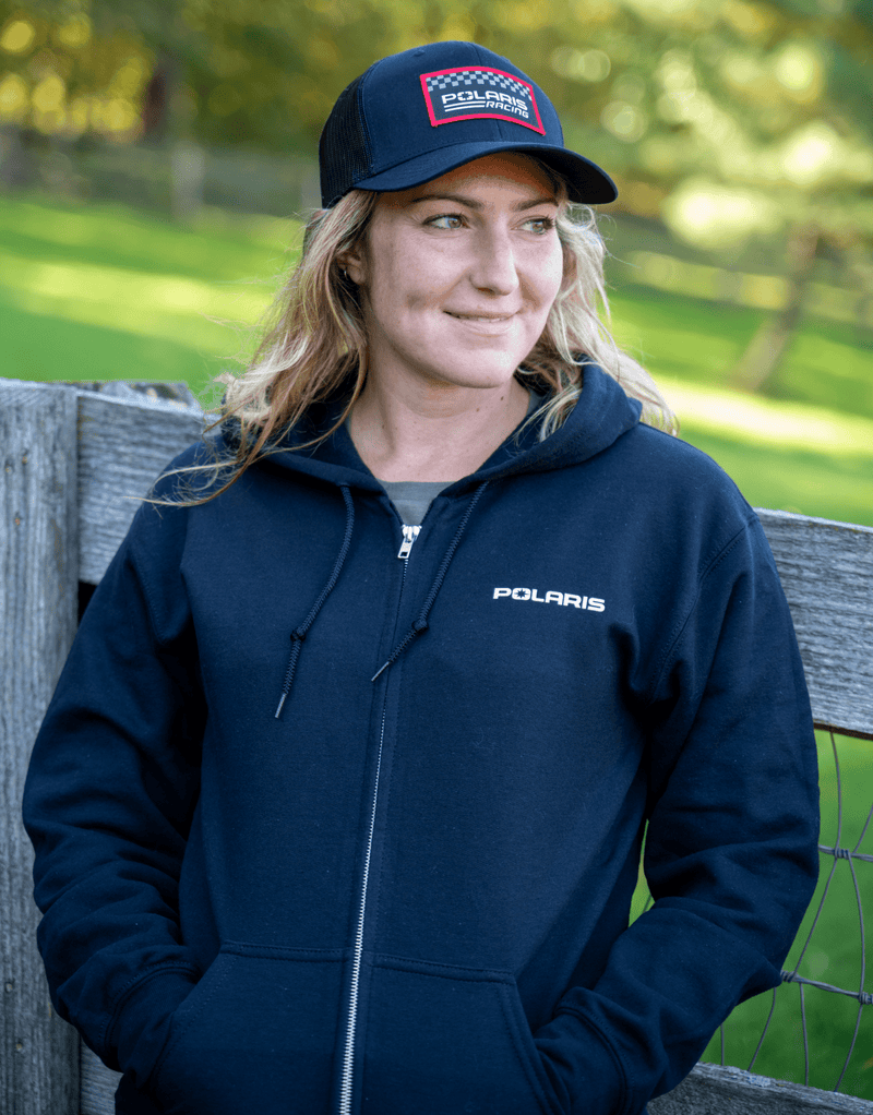 Polaris American Flag Zip-Up Hoodie - Goats Trail
