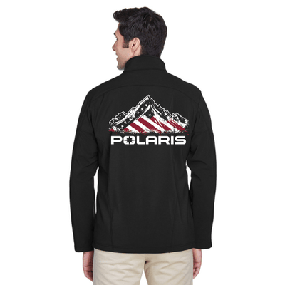 Polaris® Big and Tall Men's American Flag Jacket - Goats Trail Off - Road Apparel Company