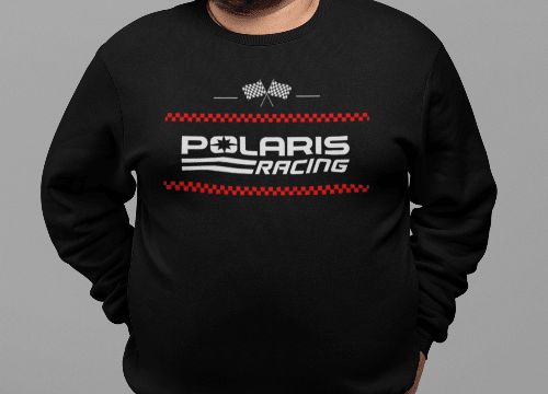 Polaris Checkered Flag Racing Sweatshirt - Goats Trail
