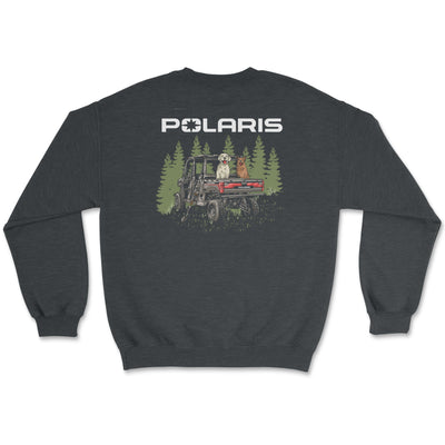 Polaris General Dog Crewneck Sweatshirt - Offroad - Goats Trail Off - Road Apparel Company