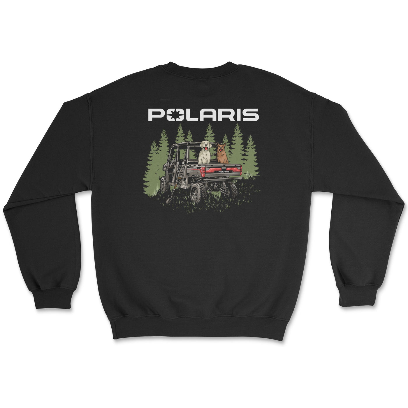 Polaris General Dog Crewneck Sweatshirt - Offroad - Goats Trail Off - Road Apparel Company