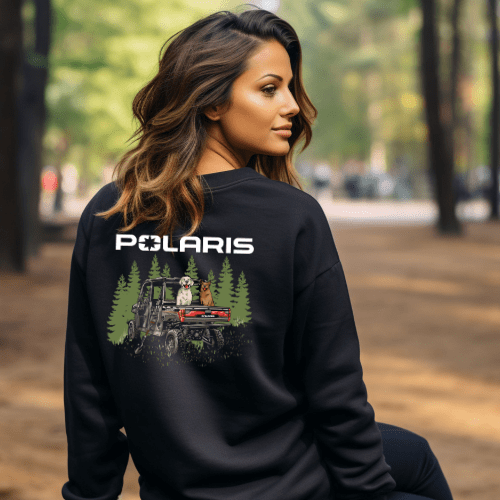 Polaris General Dog Crewneck Sweatshirt - Offroad - Goats Trail Off - Road Apparel Company