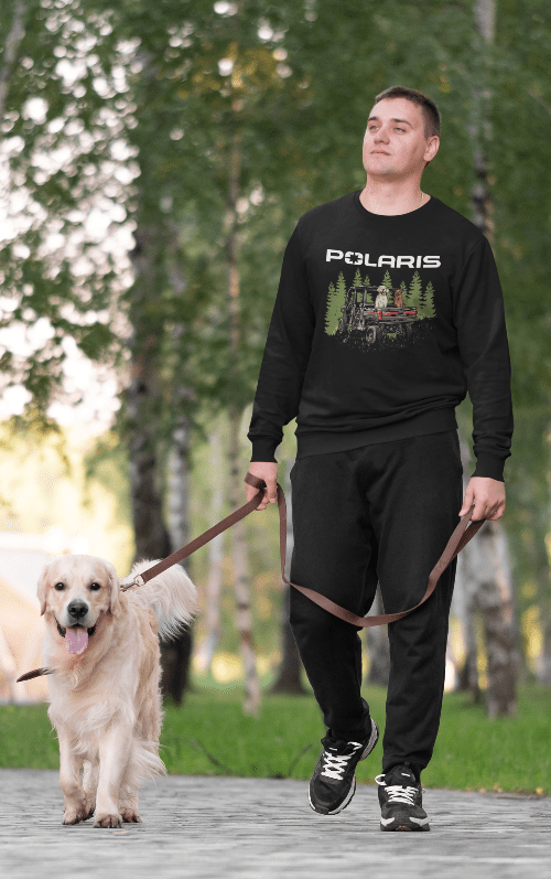 Polaris General Dog Crewneck Sweatshirt - Offroad - Goats Trail