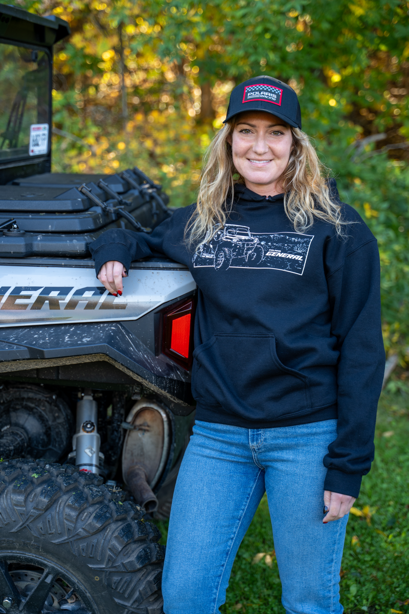 Polaris General Graphic Hoodie | Premium Side-by-Side Gear - Goats Trail
