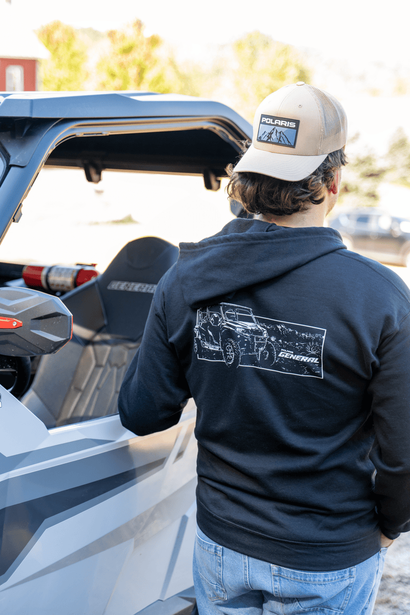 Polaris General Zip-Up Hoodie | Premium Side-by-Side Gear - Goats Trail