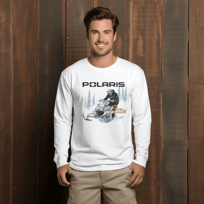 Polaris I'd Rather Be Snowmobiling Long Sleeve Tee Long-Sleeve T-shirt