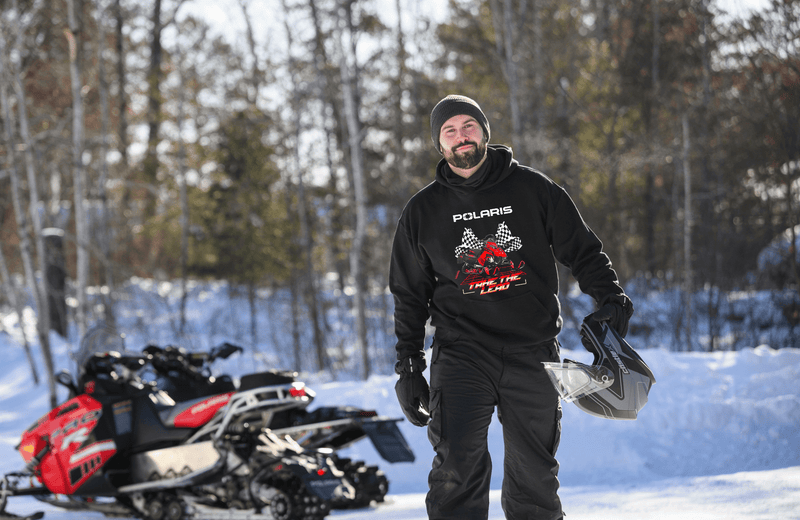 Polaris Indy Snowmobile Hoodie - Goats Trail