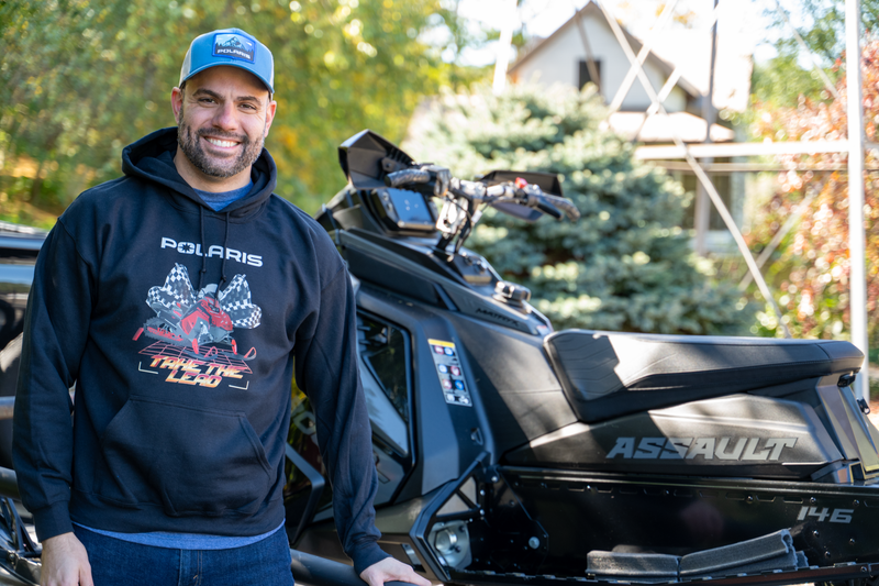 Polaris Indy Snowmobile Hoodie | Sled Life Apparel - Goats Trail