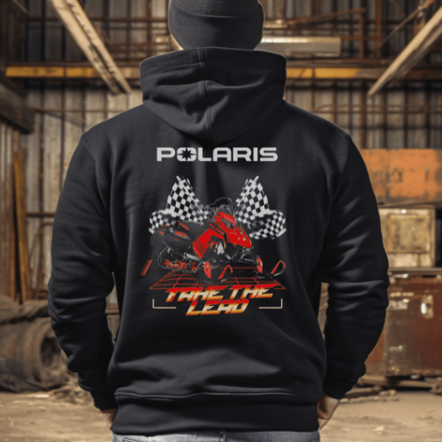 Polaris Indy Snowmobile Hoodie - Take the Lead - Goats Trail Off - Road Apparel Company