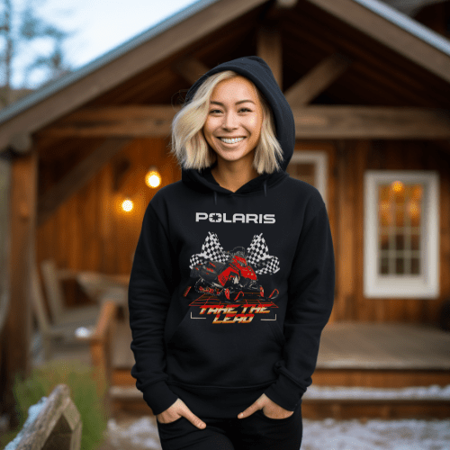 Polaris Indy Snowmobile Hoodie-Take the Lead Hooded Sweatshirt