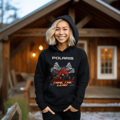 Polaris Indy Snowmobile Hoodie-Take the Lead Hooded Sweatshirt