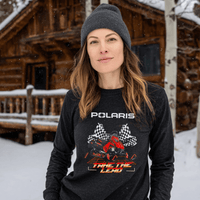 Polaris Indy Snowmobile Long - Sleeve Tee - Goats Trail