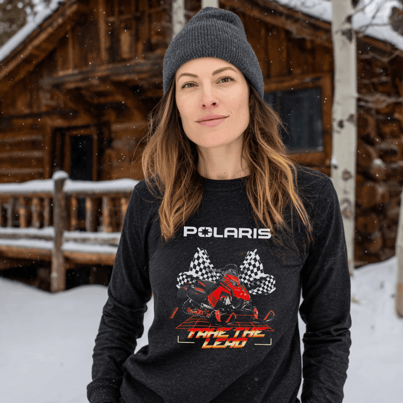 Polaris Indy Snowmobile Long - Sleeve Tee - Goats Trail