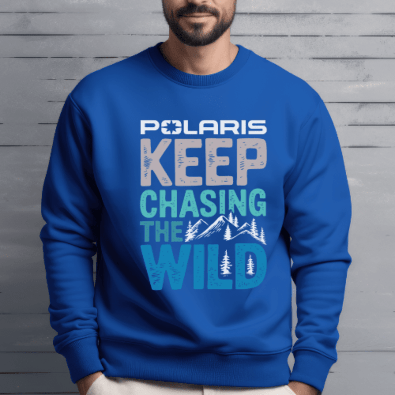 Polaris Keep Chasing the Wild–Premium Sweatshirt - Goats Trail