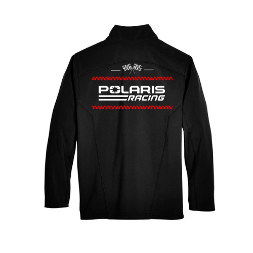 Polaris Men's Big and Tall Official Racing Jacket Black / LT Men's Big and Tall Jacket