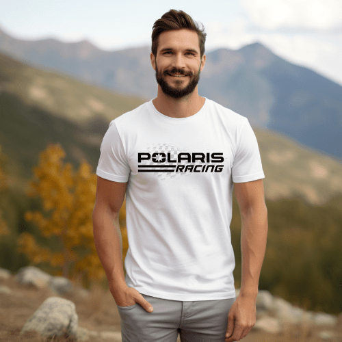 Polaris Men's Big and Tall Race Tee Shirt - Goats Trail Off - Road Apparel Company