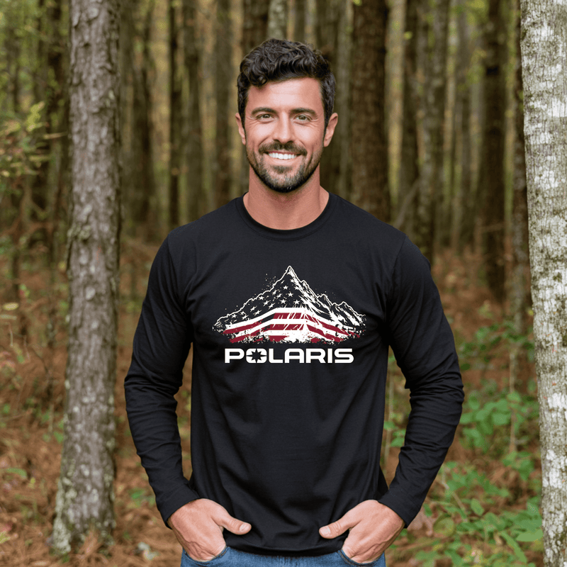 Polaris Patriotic Long-Sleeve Tee Shirt - Goats Trail