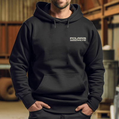 Polaris Racing Flag Hoodie - Goats Trail Off - Road Apparel Company