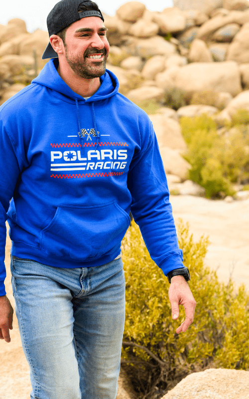 Polaris Racing Flag Hoodie - Goats Trail