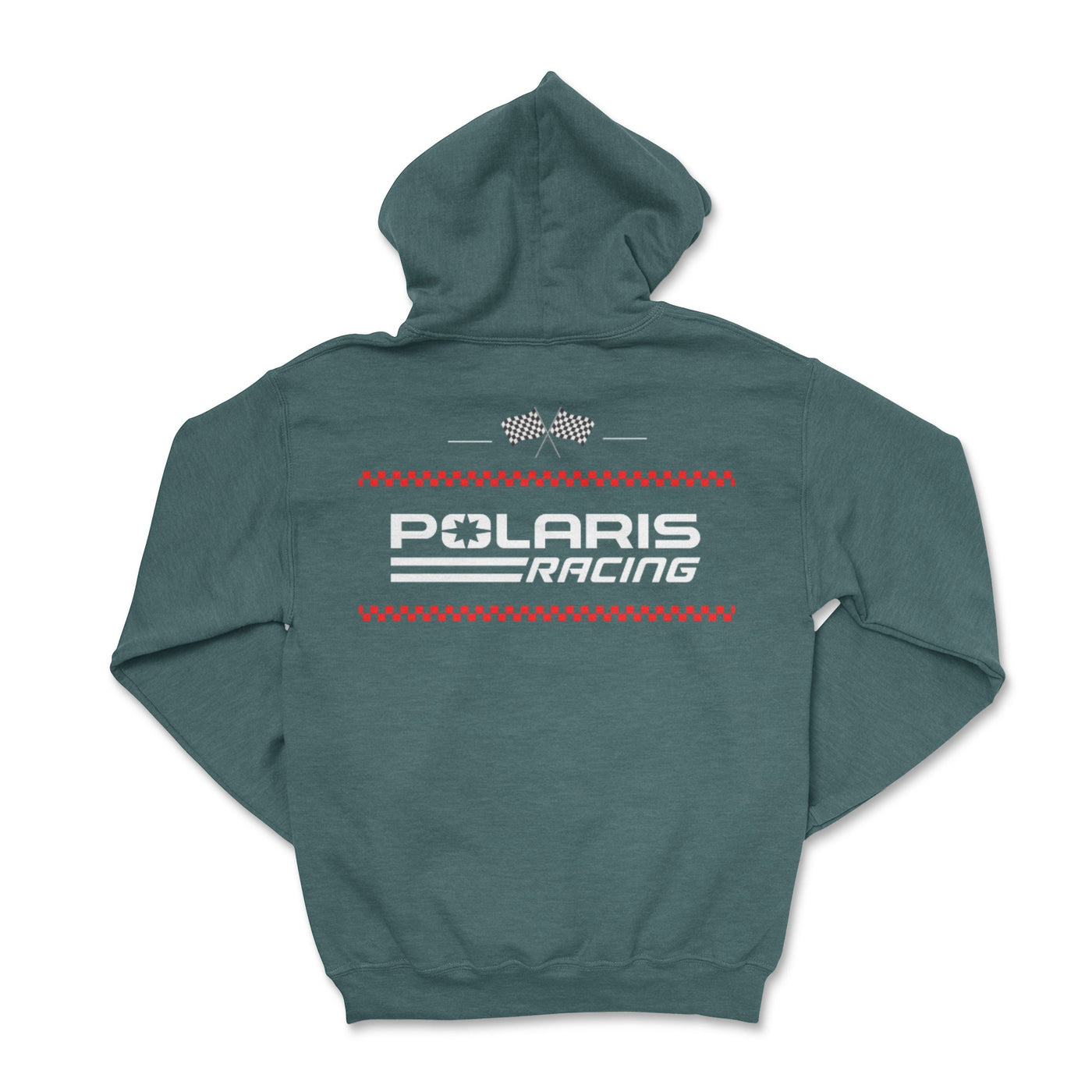 Polaris Racing Flag Hoodie - Goats Trail Off - Road Apparel Company