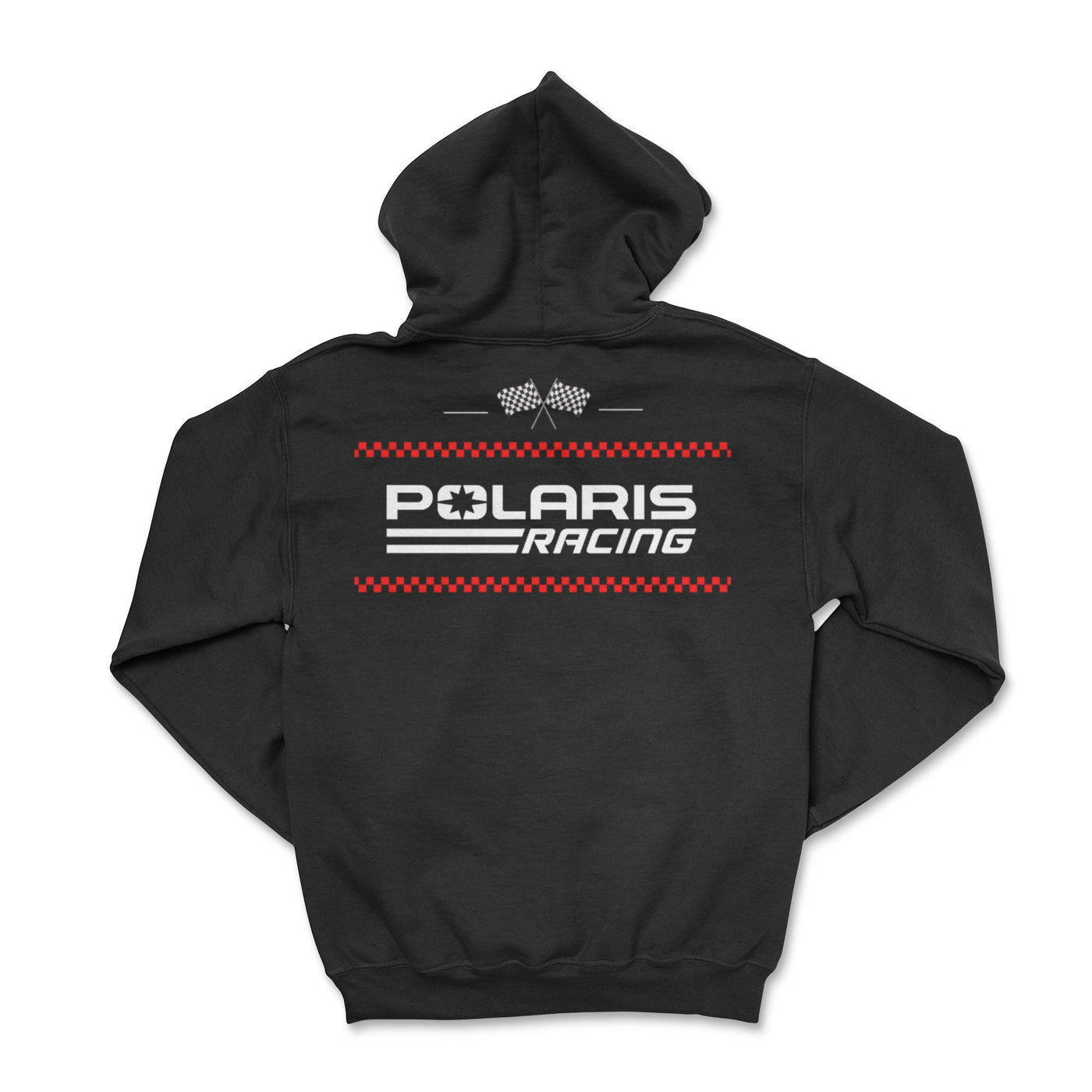 Polaris Racing Flag Hoodie - Goats Trail Off - Road Apparel Company